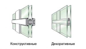 Коструктивные и декоративные шпросы для окно - сравнение